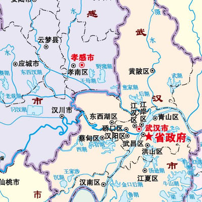 湖北省地图政区版 Preview 3