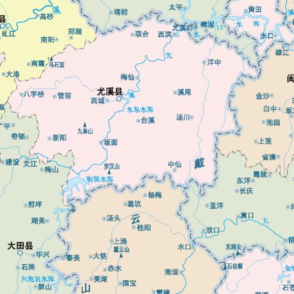 福建省地图行政区域版1_75万全开Map by Beijing Ecarto Technologies