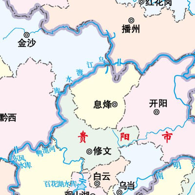 贵州省地图 Preview 2