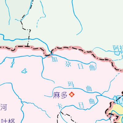 青海省地图500万 Preview 2
