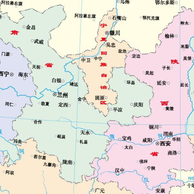 中国地图对开横版 Preview 2