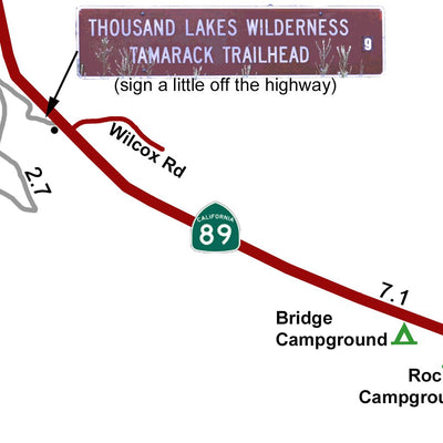 Lake Eiler from Cypress trailhead map Preview 3
