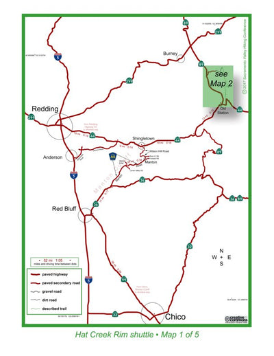 Hat Creek Rim overview map Preview 1