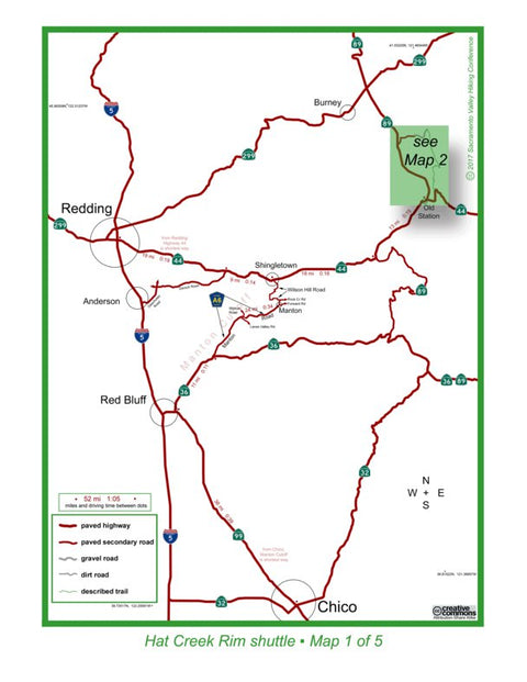 Hat Creek Rim overview map Preview 1