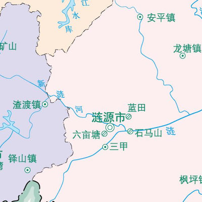 13娄底市标准地图政区图8开 Preview 2