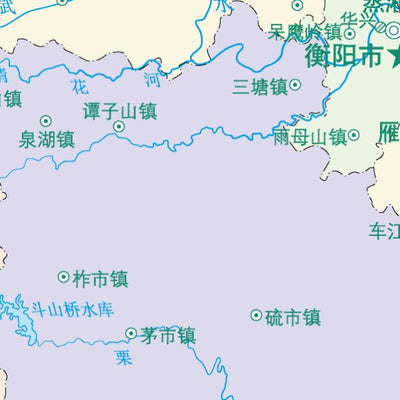 4衡阳市标准地图政区图8开 Preview 2