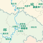 湖南省政区图简版1：200万 Preview 2