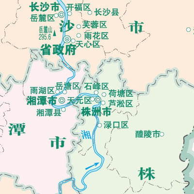 湖南省政区图简版1：200万 Preview 3