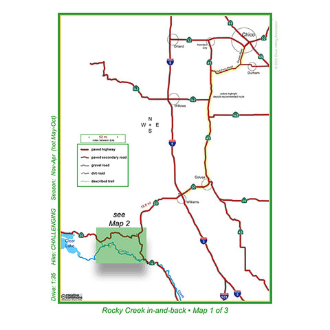 Rocky Creek highway map Preview 1