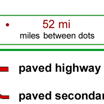 Hat Creek Rim highway map Preview 2