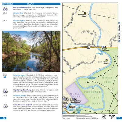 Map 02 - Ichetucknee and Santa Fe Rivers Preview 1