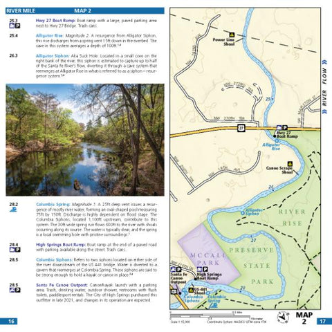 Map 02 - Ichetucknee and Santa Fe Rivers Preview 1