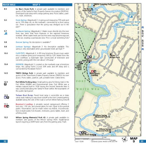 Map 09 - Ichetucknee and Santa Fe Rivers Preview 1