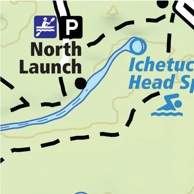Map 14 - Ichetucknee and Santa Fe Rivers Preview 3