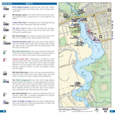 Map 10 - Au Sable River Preview 1
