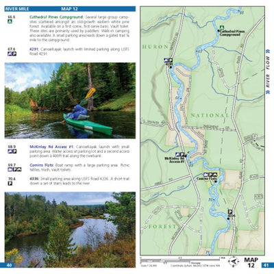 Map 12 - Au Sable River Preview 1