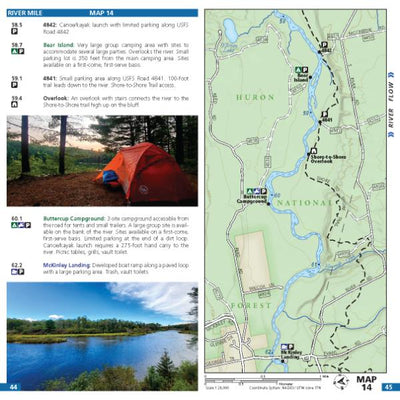 Map 14 - Au Sable River Preview 1