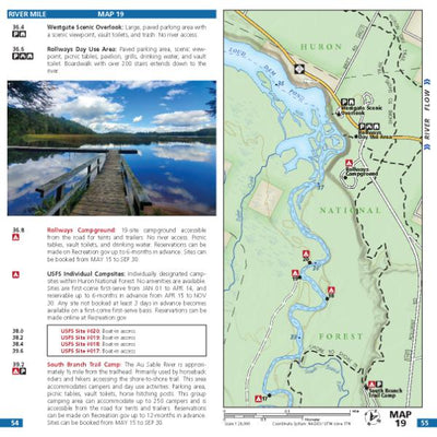 Map 19 - Au Sable River Preview 1