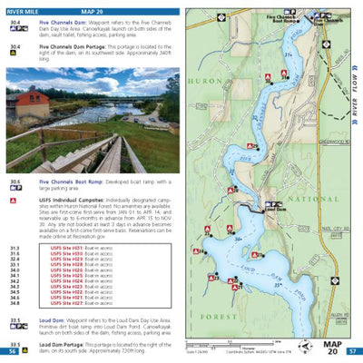 Map 20 - Au Sable River Preview 1