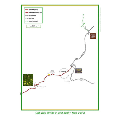 Cub-Butt Divide trailhead map 2022 Preview 1