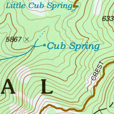 Cub-Butt Divide trail map 2022 Preview 3