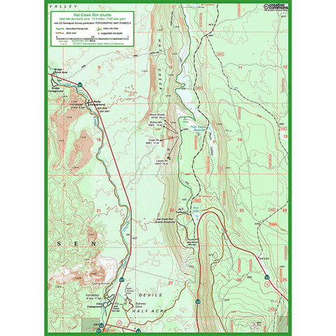 HatCrRim trail map #1 Preview 1