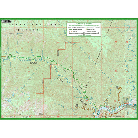 Myrtle Flat trail map 2021 Preview 1