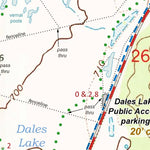 Dales Lake hike map 2021 Preview 2