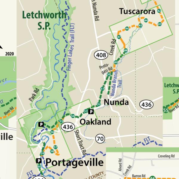 Genesee Valley Greenway Map by Steve Spindler Cartography | Avenza Maps