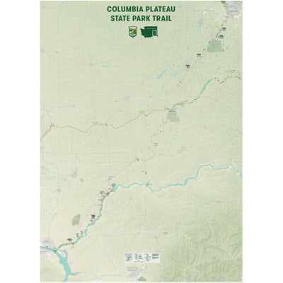 Columbia Plateau State Park Trail Map, WASHINGTON Preview 1