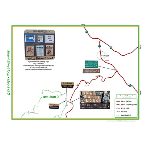 Mount Elwell trailhead map Preview 1