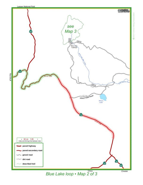 Blue Lake trailhead map Preview 1