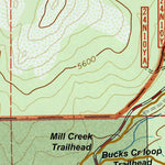 Spanish Peak trail map Preview 3