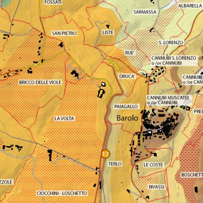 Barolo geoviticultural map Preview 3