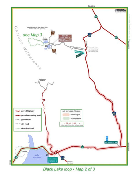 Black Lake trailhead map Preview 1