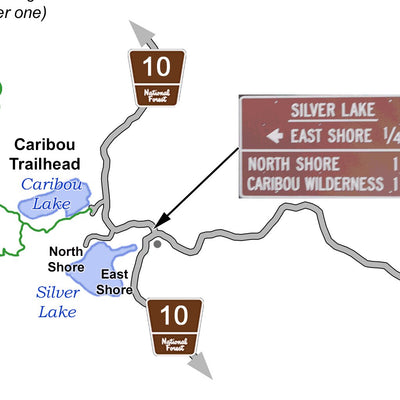 Black Lake trailhead map Preview 3