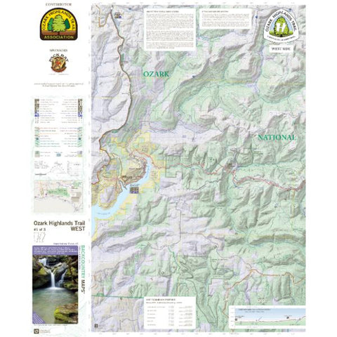Ozark Highlands Trail West (1 of 3), West Side (West Tile) & Legend Preview 1