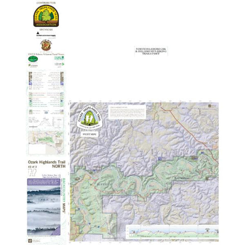 Ozark Highlands Trail North (3 of 3), West Side (West Tile) & Legend Preview 1