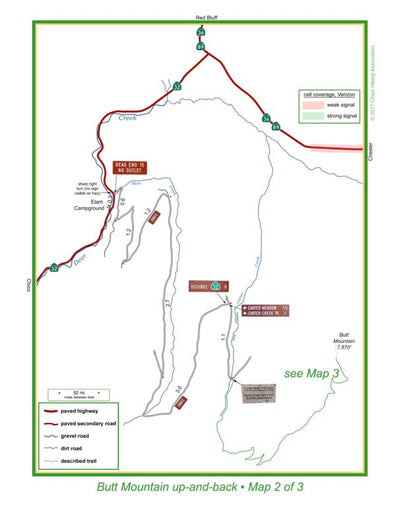 Butt Mountain trailhead map Preview 1