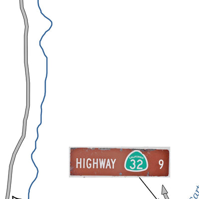 Butt Mountain trailhead map Preview 2