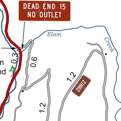 Butt Mountain trailhead map Preview 3