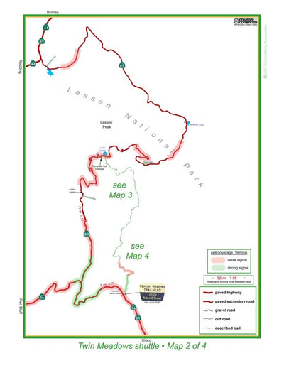 Twin Meadows trailhead map Preview 1