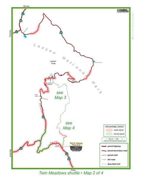 Twin Meadows trailhead map Preview 1