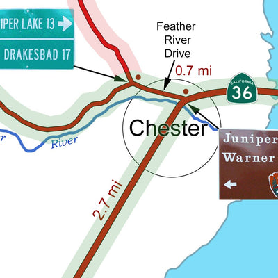 Rainbow Lake trailhead map Preview 3