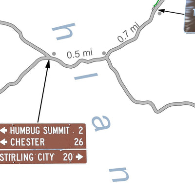 Humboldt to Cold Sprs trailhead map Preview 3