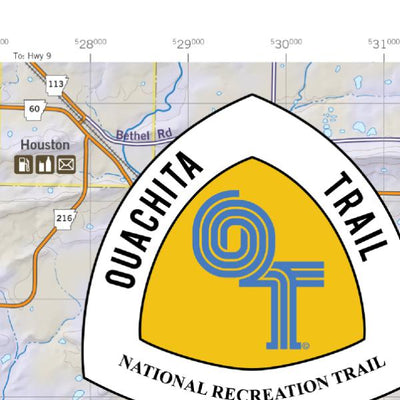 Ouachita Trail Eastern (3 of 3), East Side (West Tile) Preview 3