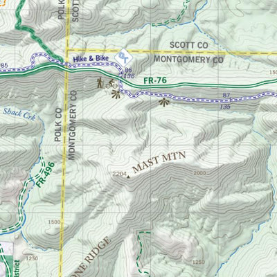 Ouachita Trail Central (2 of 3), West Side (West Tile) Preview 2