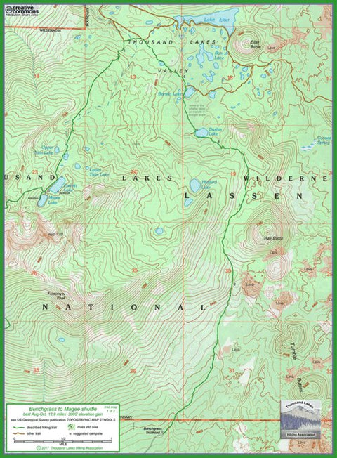 Bunchgrass to Magee trail map #1 Preview 1