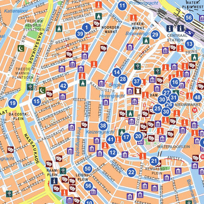 12 Provinciën Amsterdam Digital City Map bundle exclusive