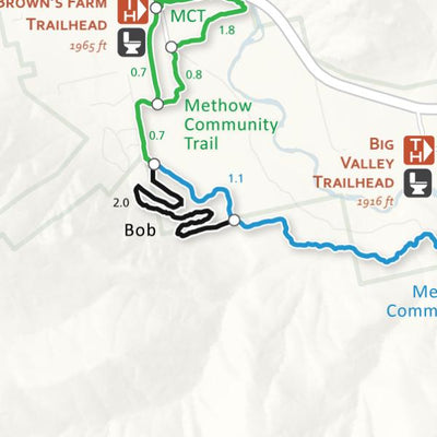 Winter Recreation Trail Map - Full Trail System - Methow Valley, Washington Preview 2